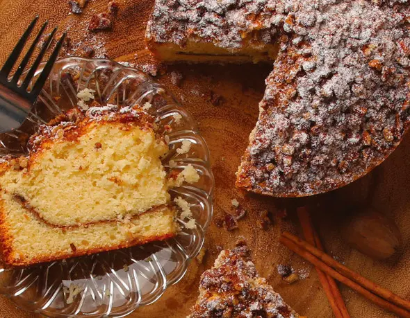 Sour Cream Pecan Coffee Cake
